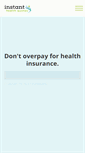 Mobile Screenshot of instanthealthquotes.com